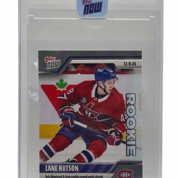 Topps Other - 2024 TOPPS NOW NHL STICKER #58 LANE HUTSON RC ROOKIE Montreal Canadiens
